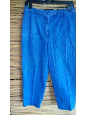 Charter Club 14 32x22 Fitted Capri Jeans Plus